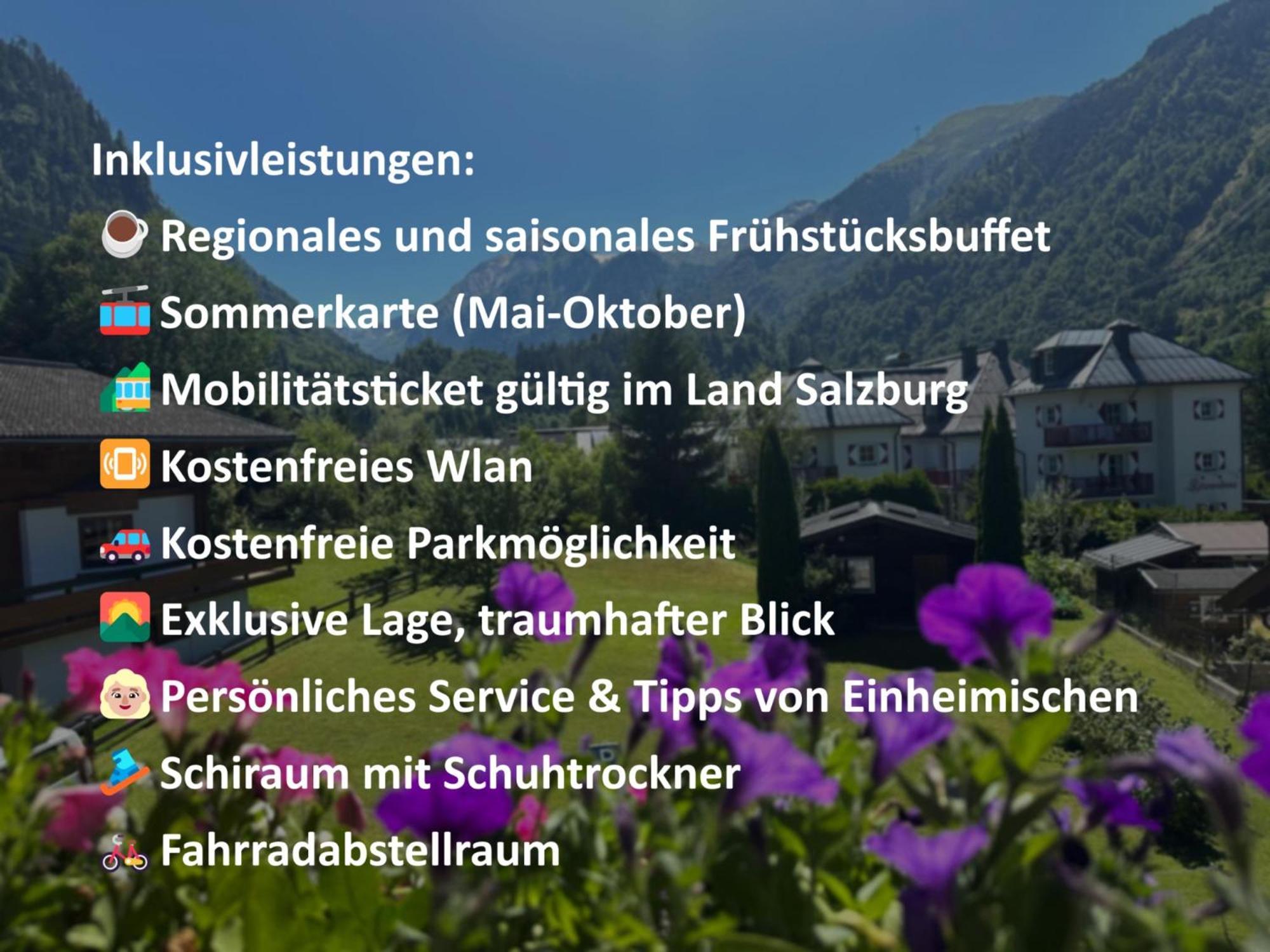 Pension Monika, Your B&B Including Summercard Kaprun Exterior photo